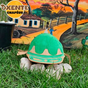 Boné em Couro João Gomes Verde - Imagem 1