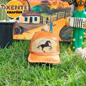 Boné em Couro Cavalgada Mod.2 - Imagem 1